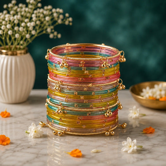 Kashmiri Rainbow Bangles
